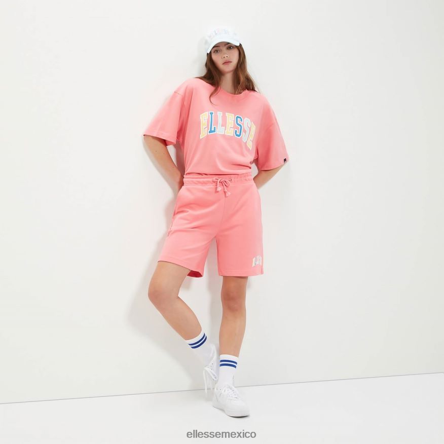 ropa mx Ellesse unisexo refugio corto rosa 84X86H140