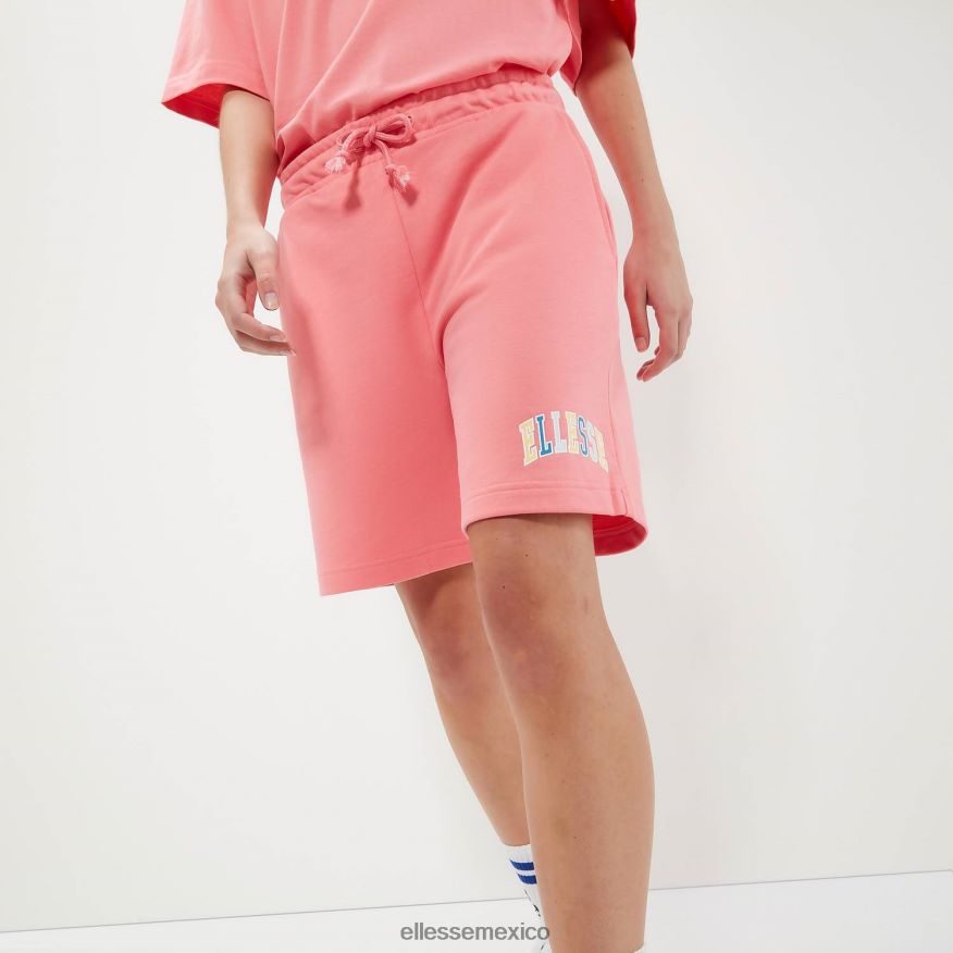 ropa mx Ellesse unisexo refugio corto rosa 84X86H140