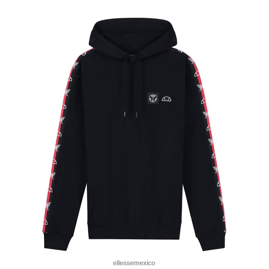 ropa mx Ellesse unisexo el mundo del mañana con capucha negro 84X86H44