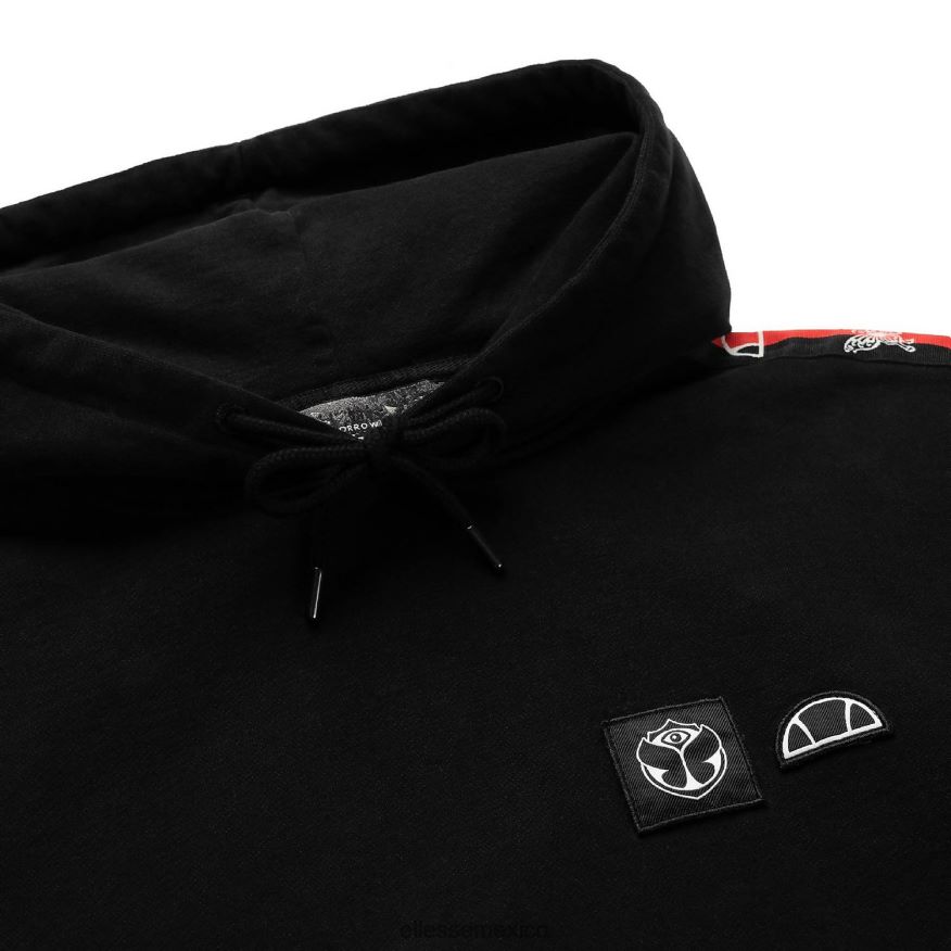 ropa mx Ellesse unisexo el mundo del mañana con capucha negro 84X86H44