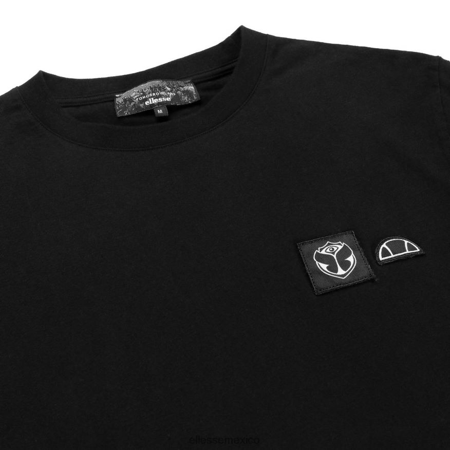 ropa mx Ellesse unisexo sudadera de manga larga del mundo del mañana negro 84X86H23