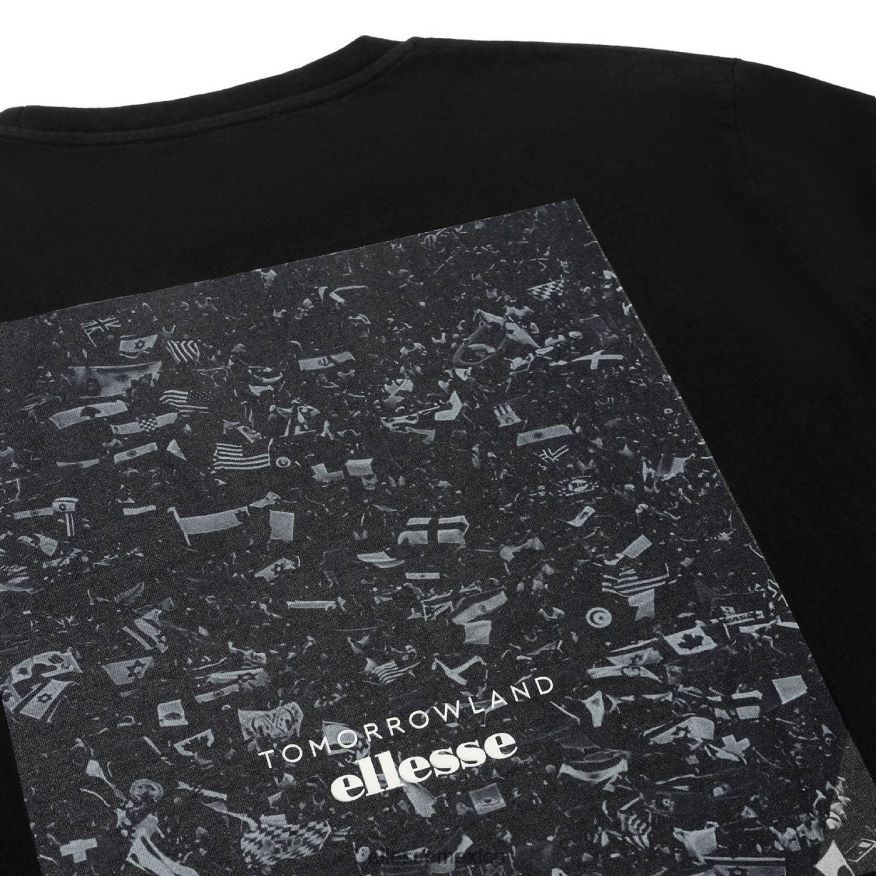 ropa mx Ellesse unisexo sudadera de manga larga del mundo del mañana negro 84X86H23